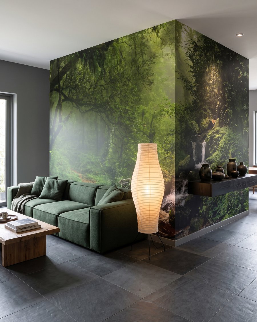 Forest Stream in an interior