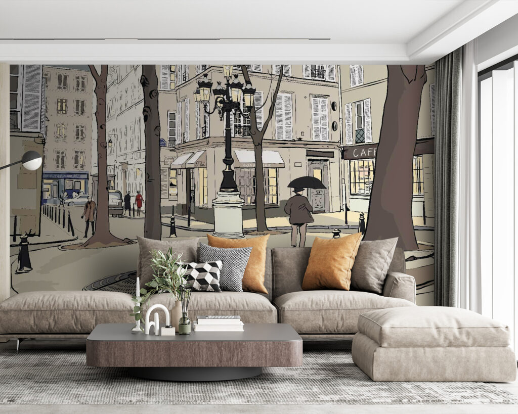 City Stroll in an interior