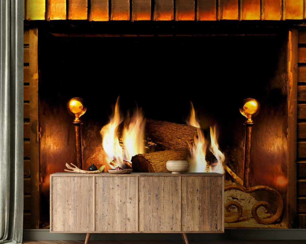 Fireside Glow in an interior