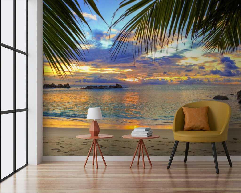 Sunset Under Palms — interior 4