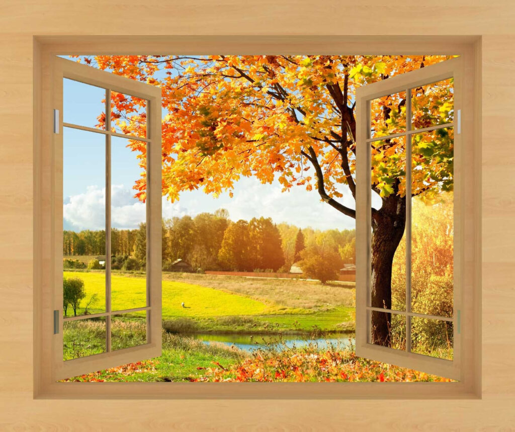 Window to Autumn — full design