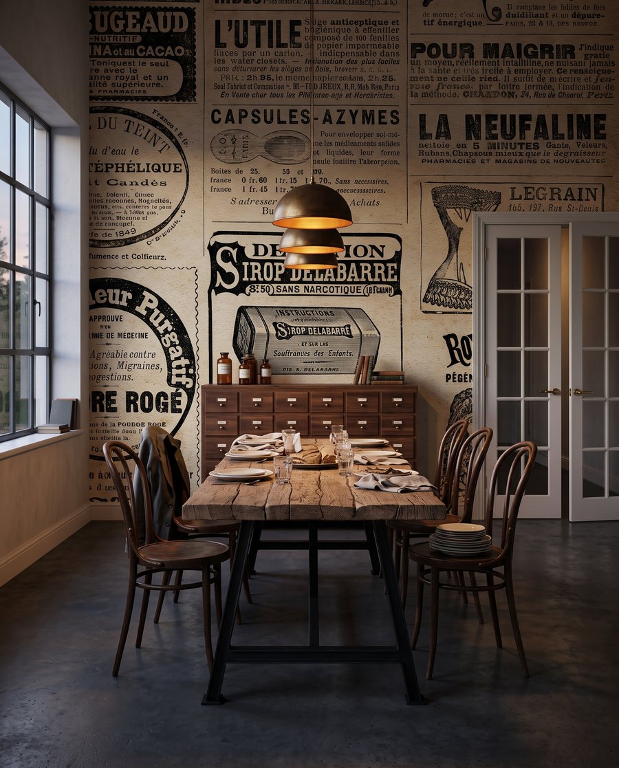 Vintage Newsprint — interior 6