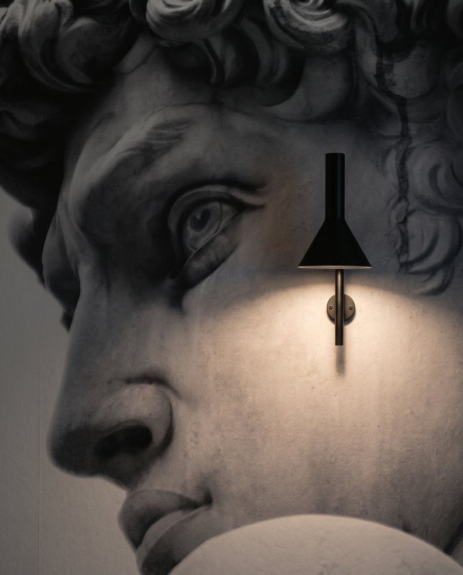David in Profile — detail