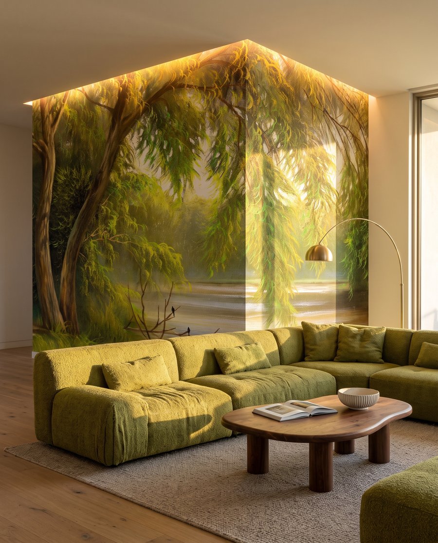 Willow River in an interior