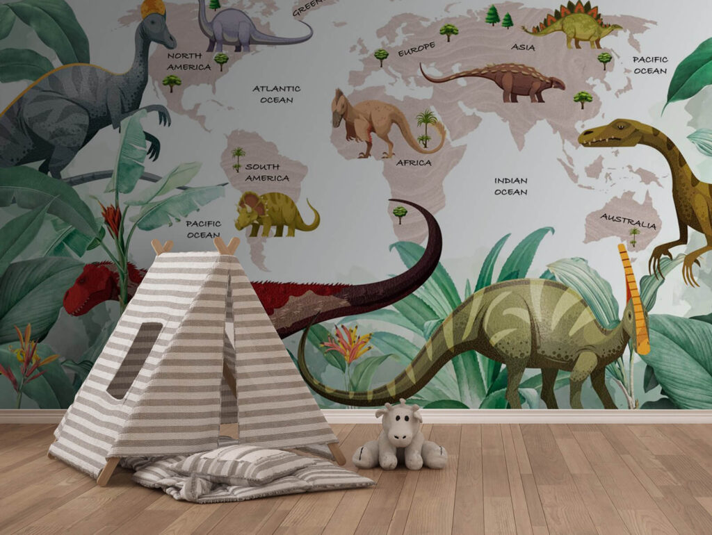 Dinosaur Field Guide in an interior