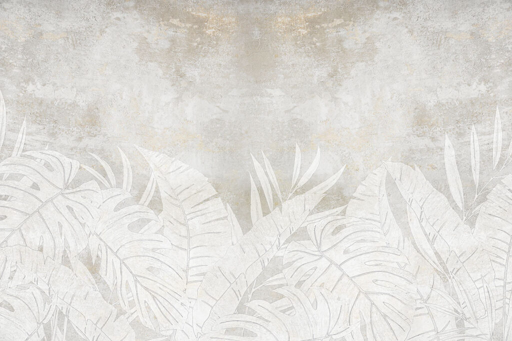 Leaf Impressions on Plaster — full design
