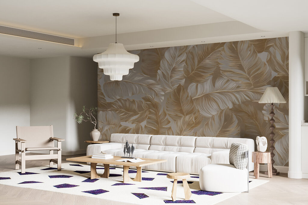 Tropical Leaf Weave — interior 5