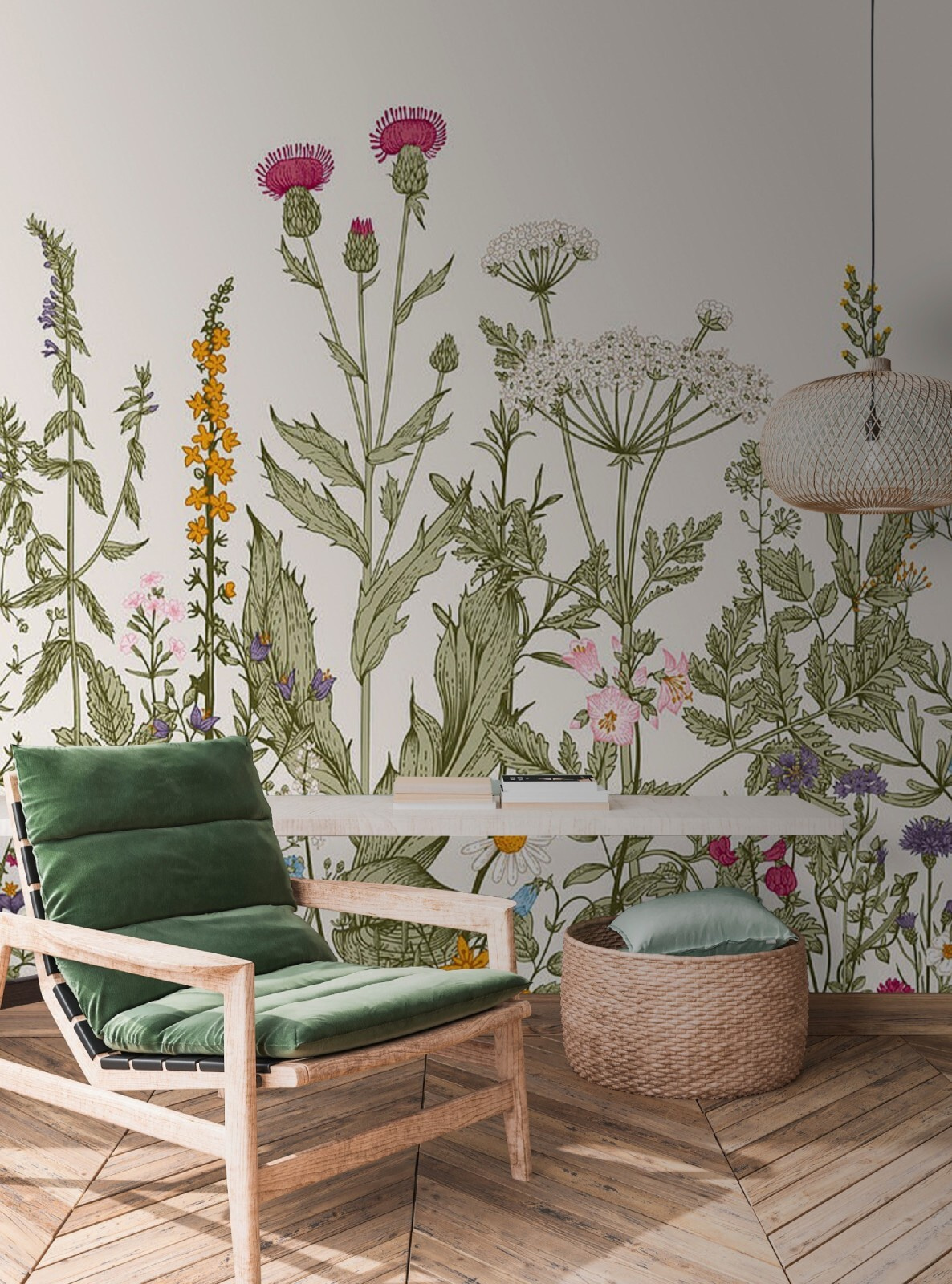 Wildflower Border in an interior