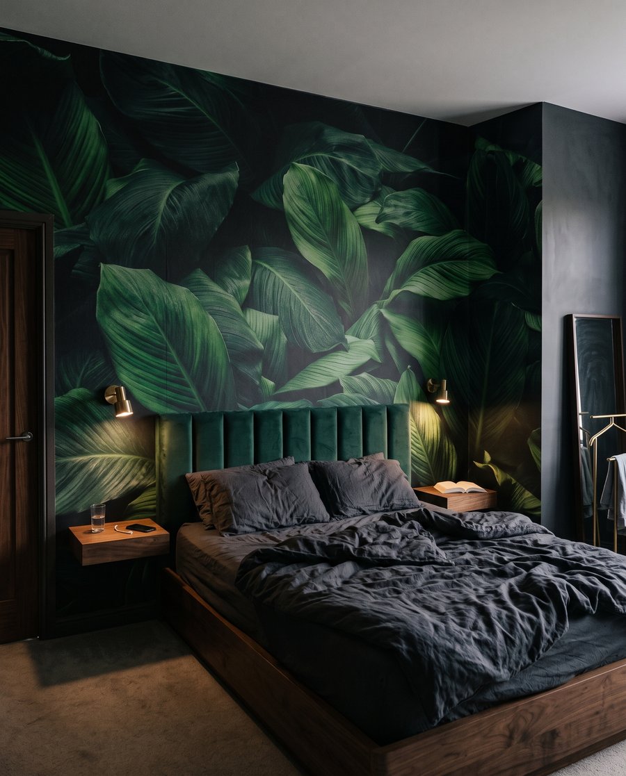 Deep Leaf Garden in an interior