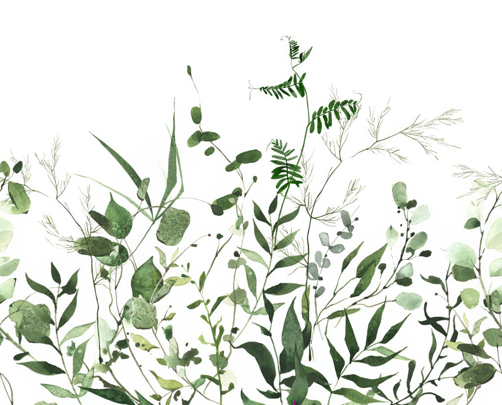 Green Meadow Stems — full design