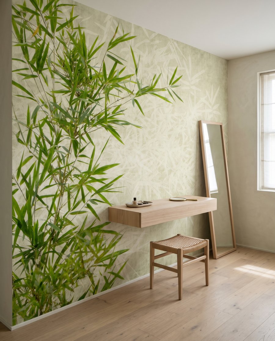 Bamboo Garden in an interior