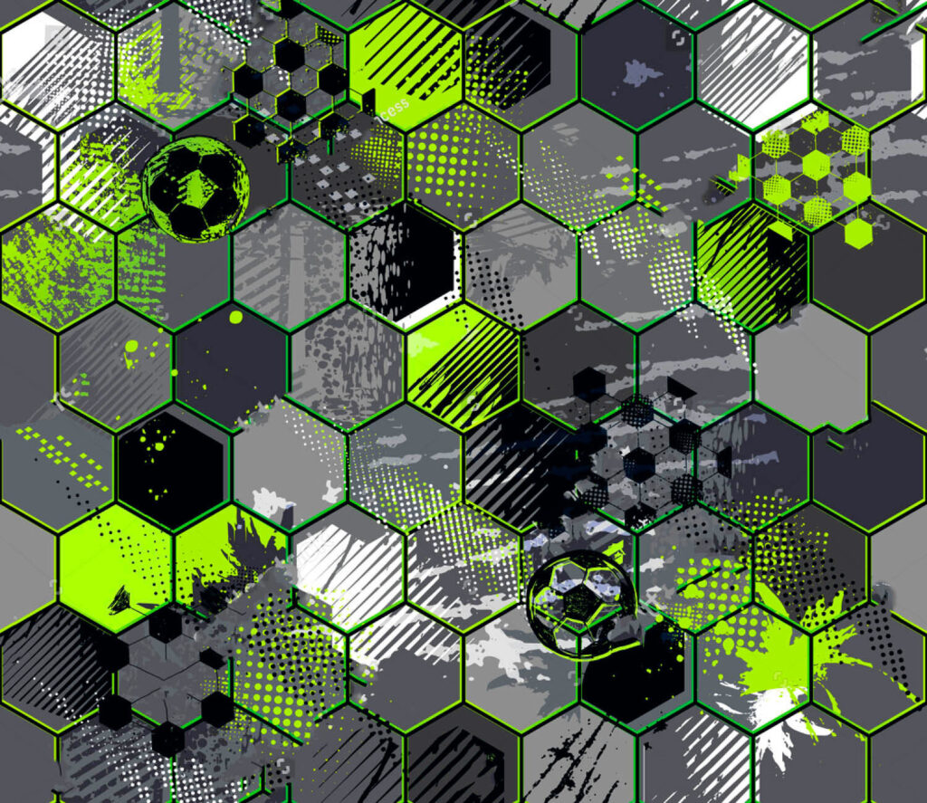 Football Hexagons — full design