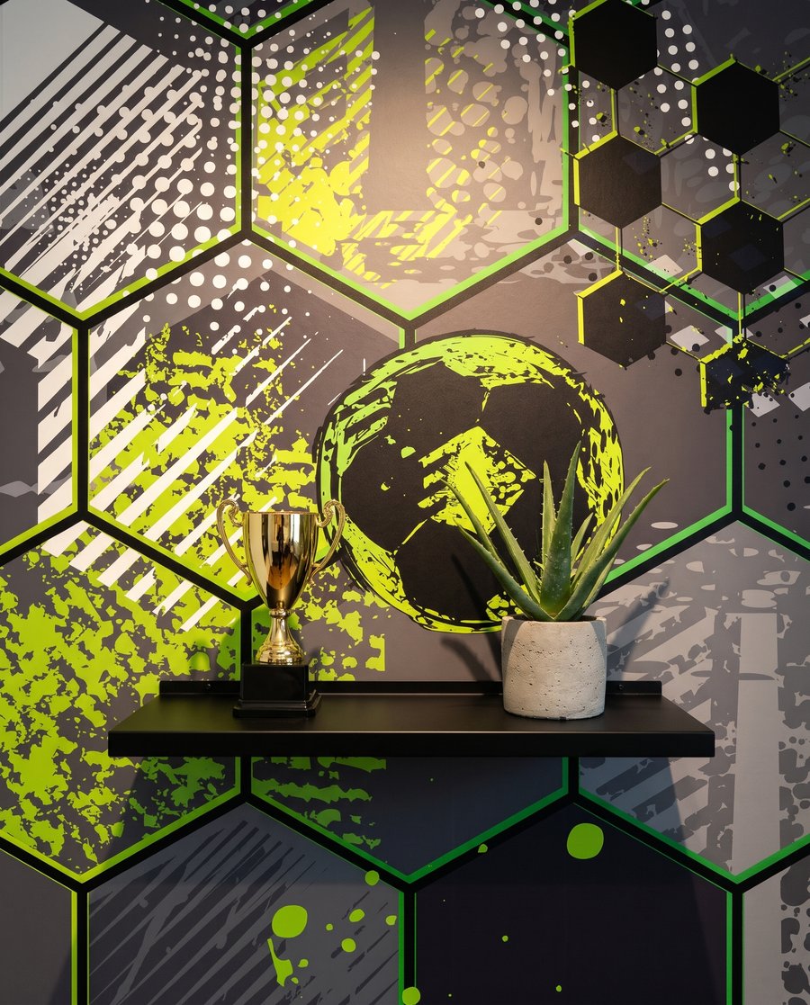 Football Hexagons — detail