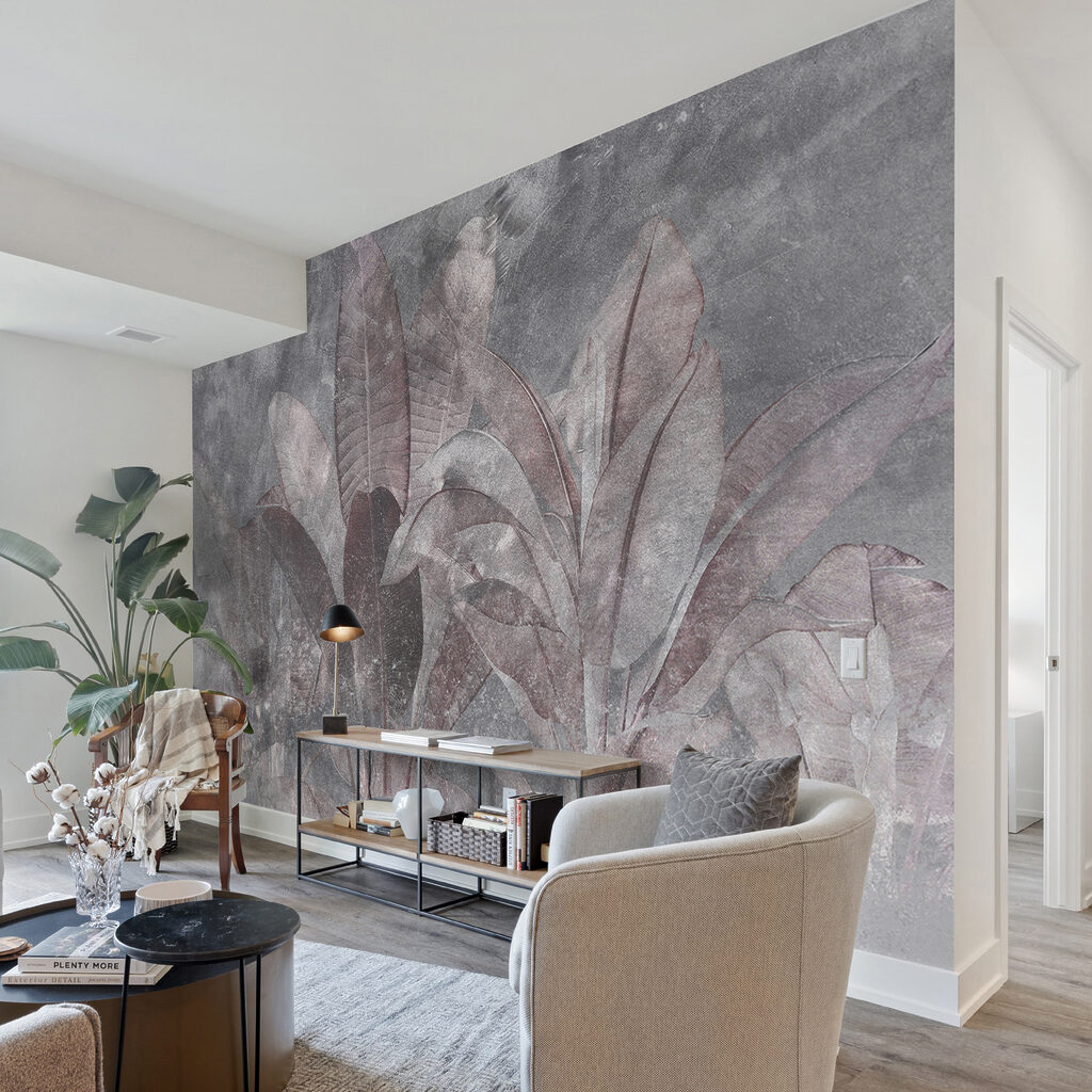 Leaves on Weathered Stone — interior 2