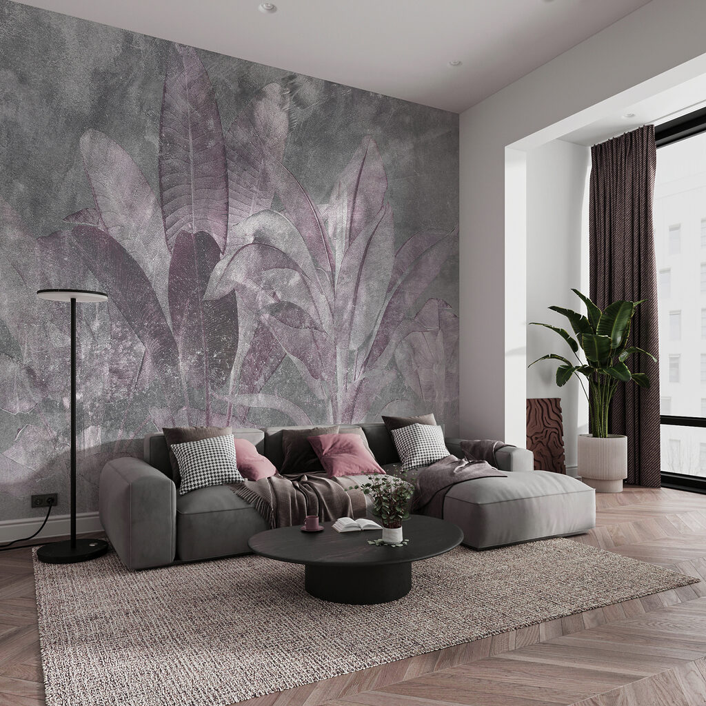 Leaves on Weathered Stone — interior 1