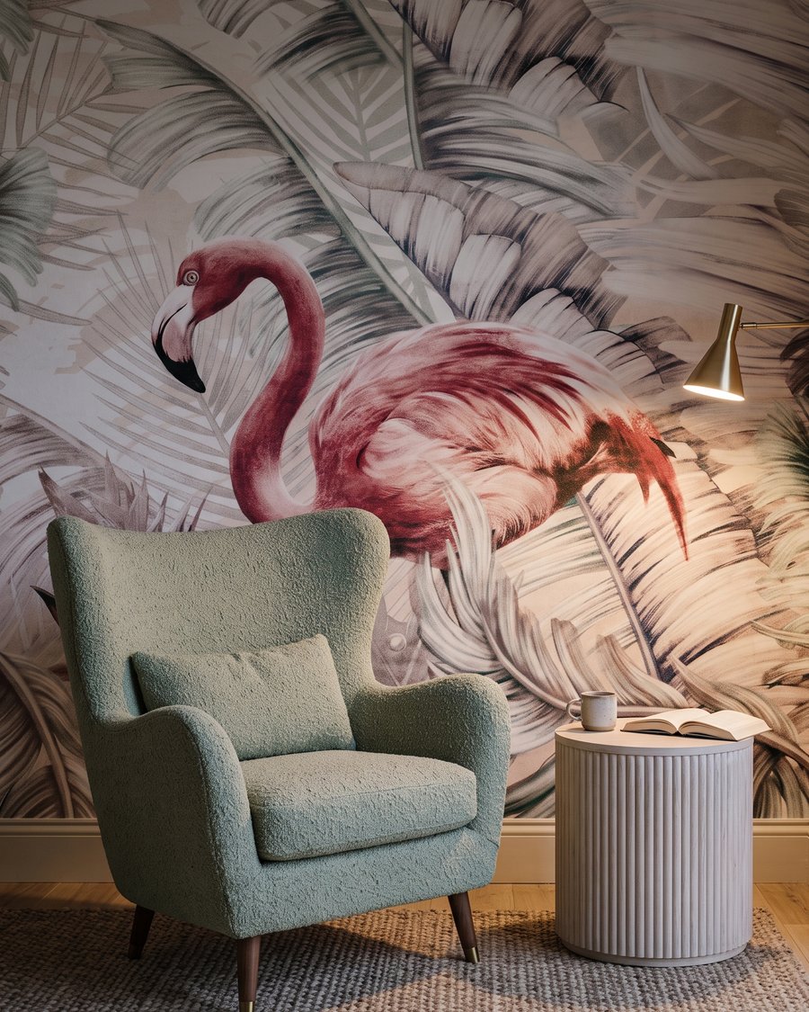 Flamingo Fronds — interior 3