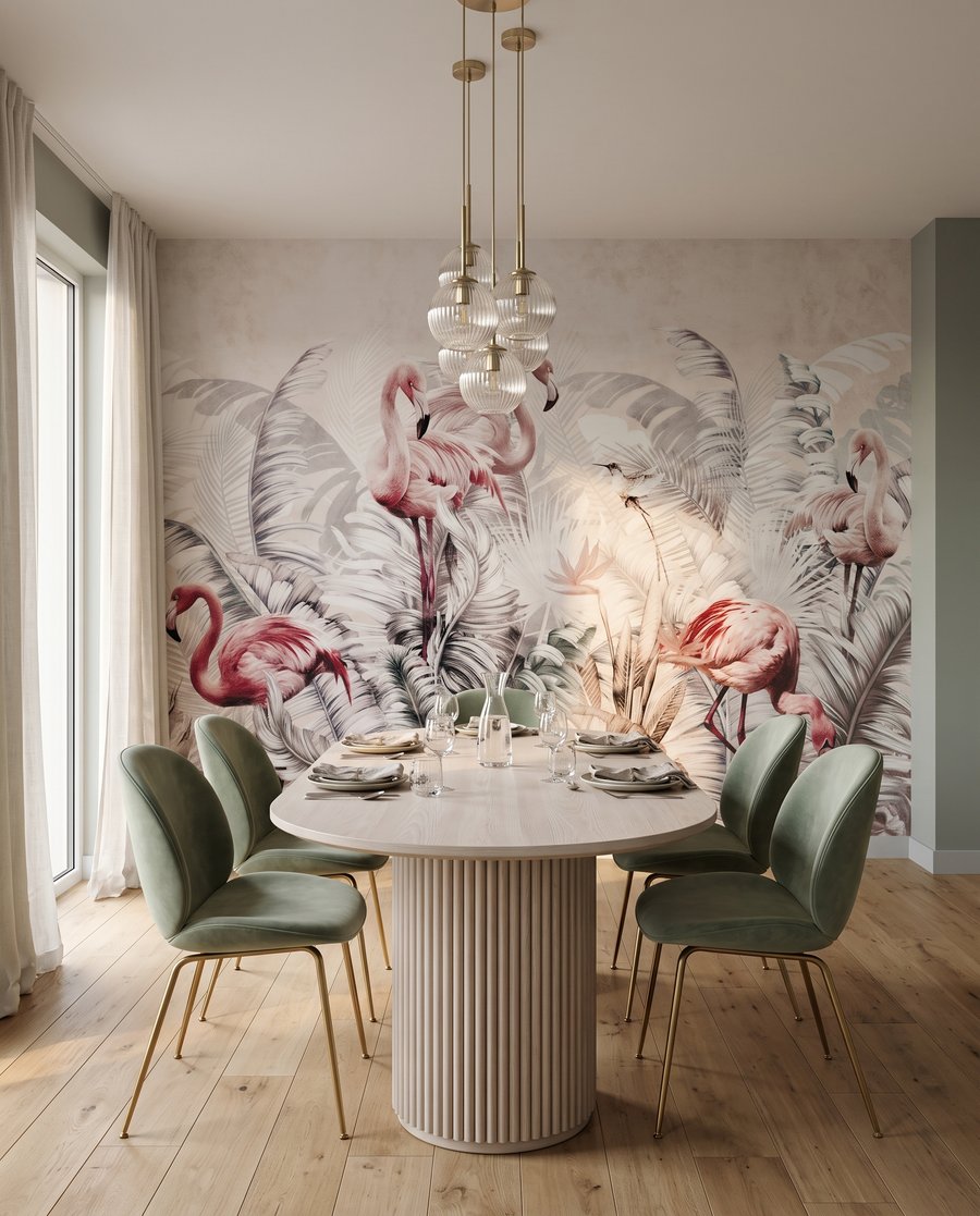 Flamingo Fronds — interior 5
