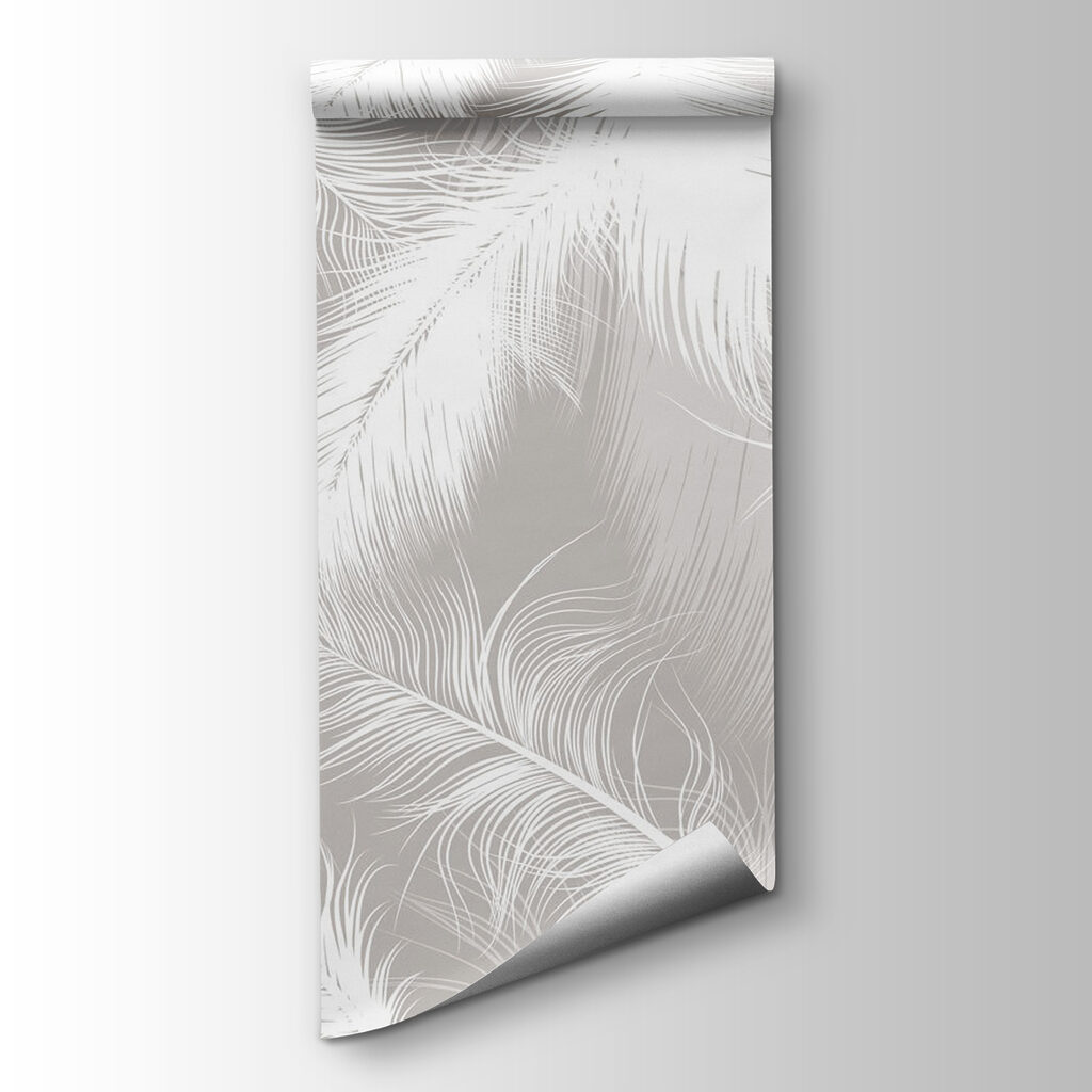 White feathers overlapping — product view