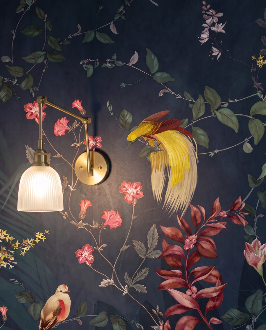 Garden Birds at Night — detail
