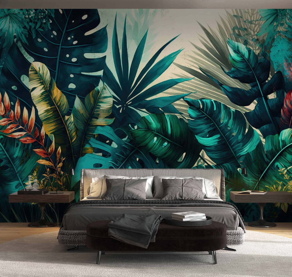 Deep Tropical Garden in an interior