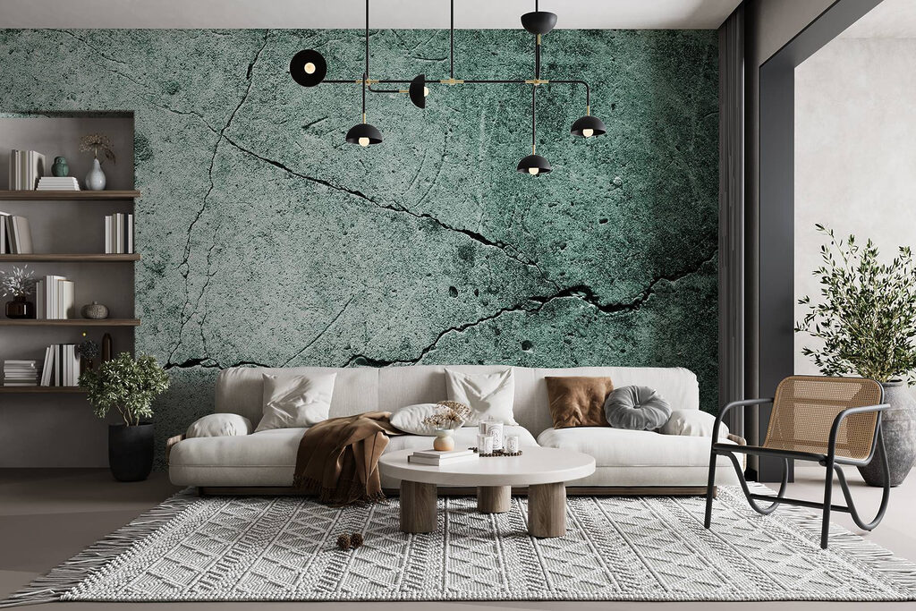 Cracks in weathered layers — interior 1