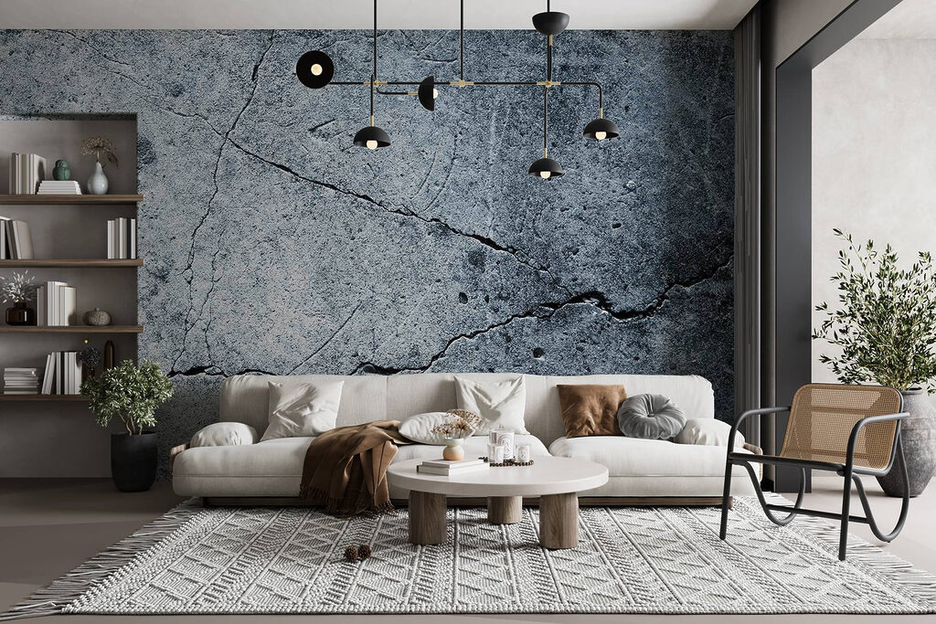 Cracks in weathered layers — interior 1