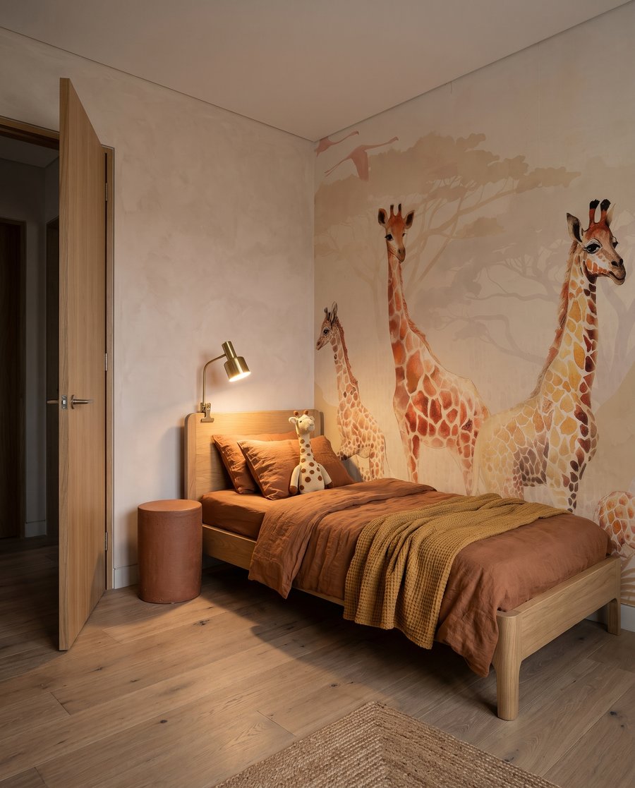 Giraffes at Daybreak — interior 5