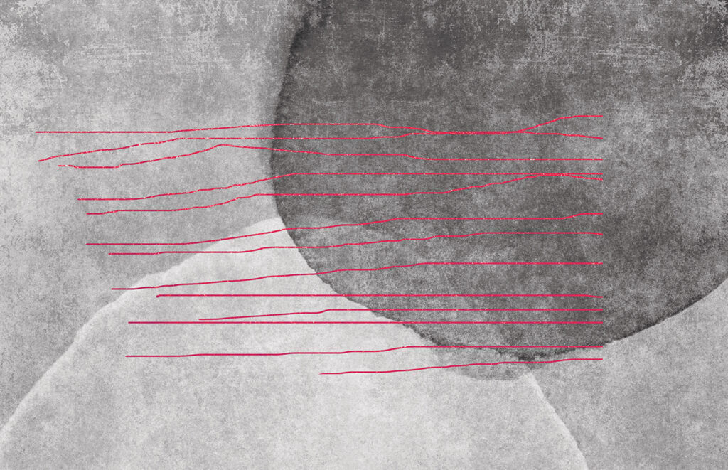 Circle and Fine Lines — full design