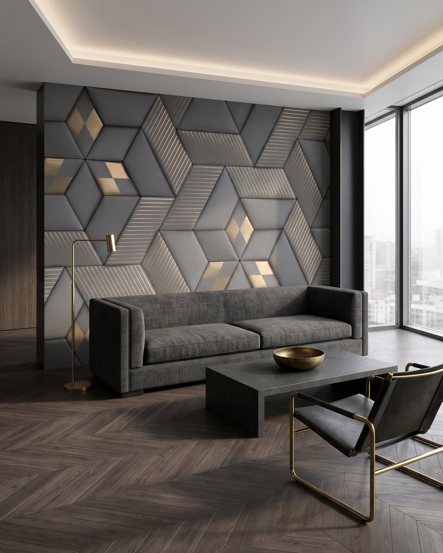 Faceted Rhythm in an interior