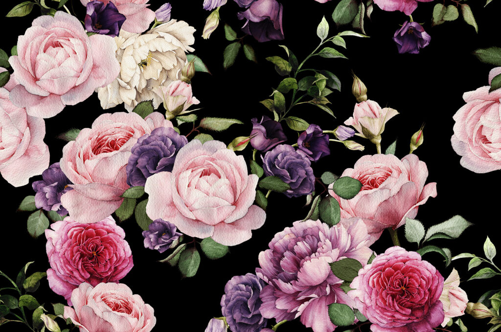 Midnight Rose Garden — full design