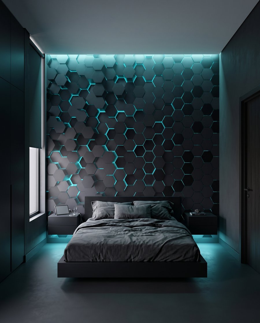 Electric Hexagons — interior 2