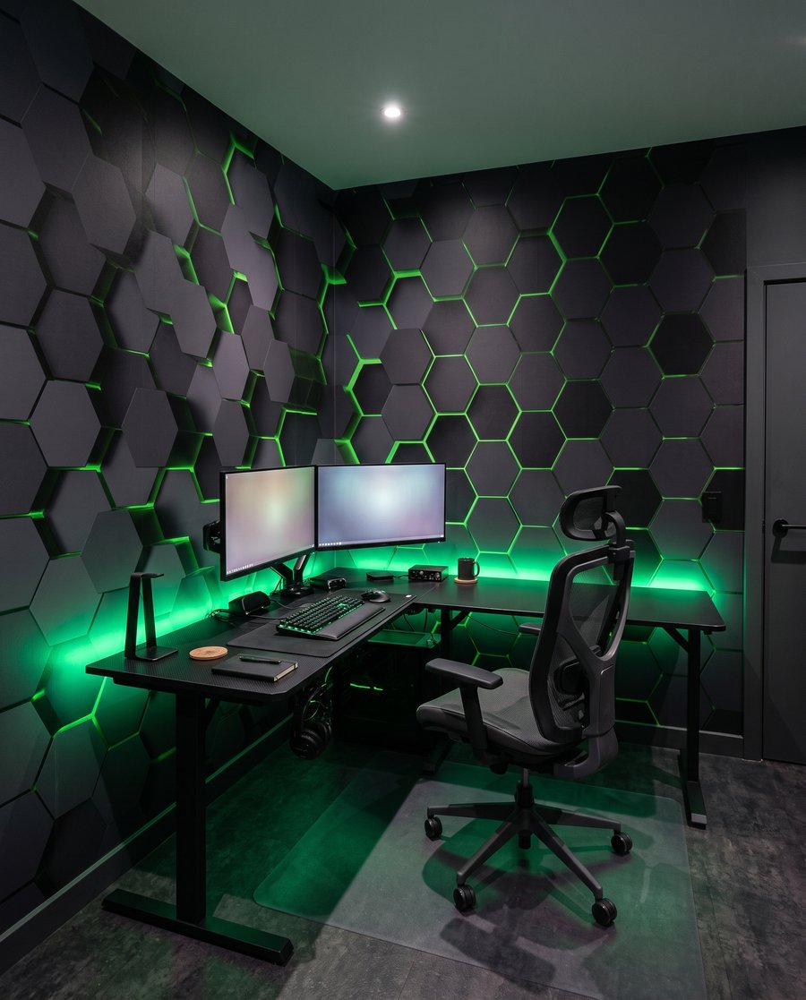 Electric Hexagons — interior 3