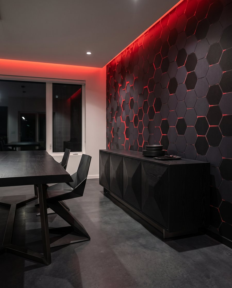 Electric Hexagons — interior 5