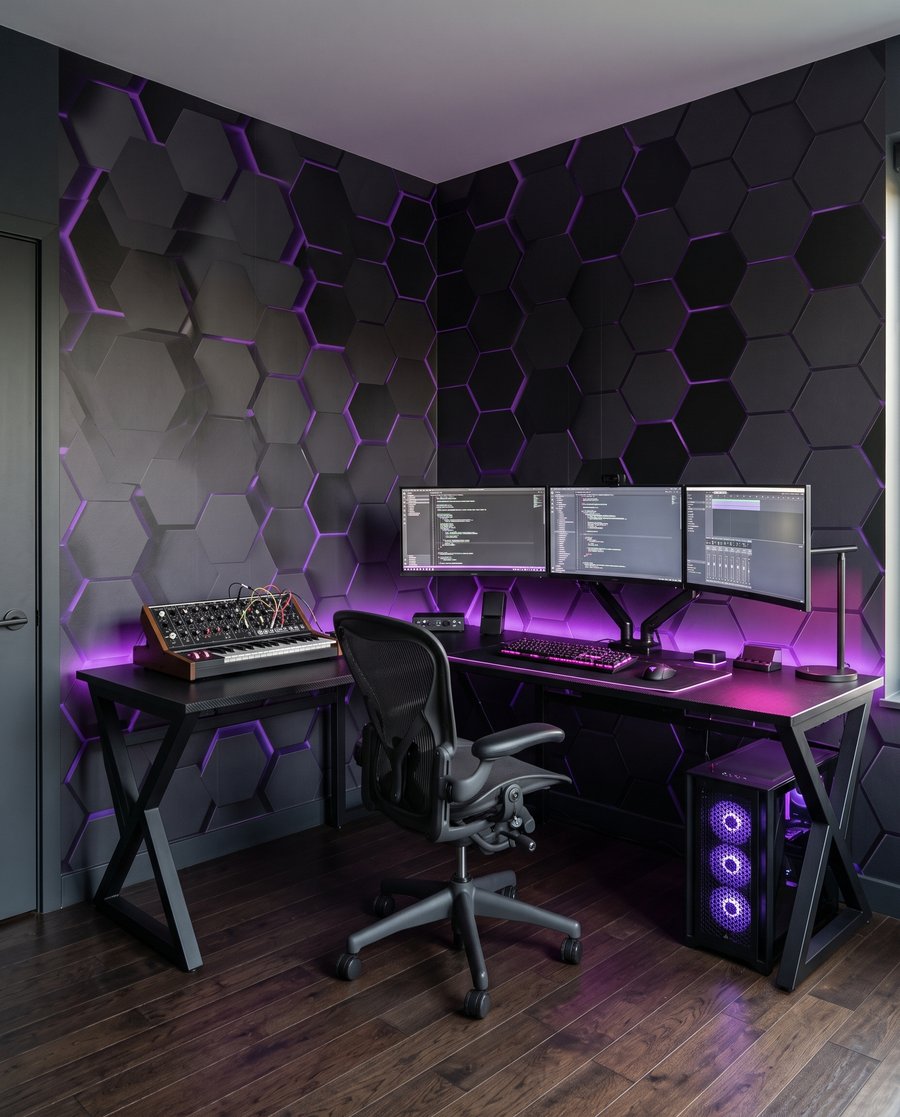 Electric Hexagons — interior 7