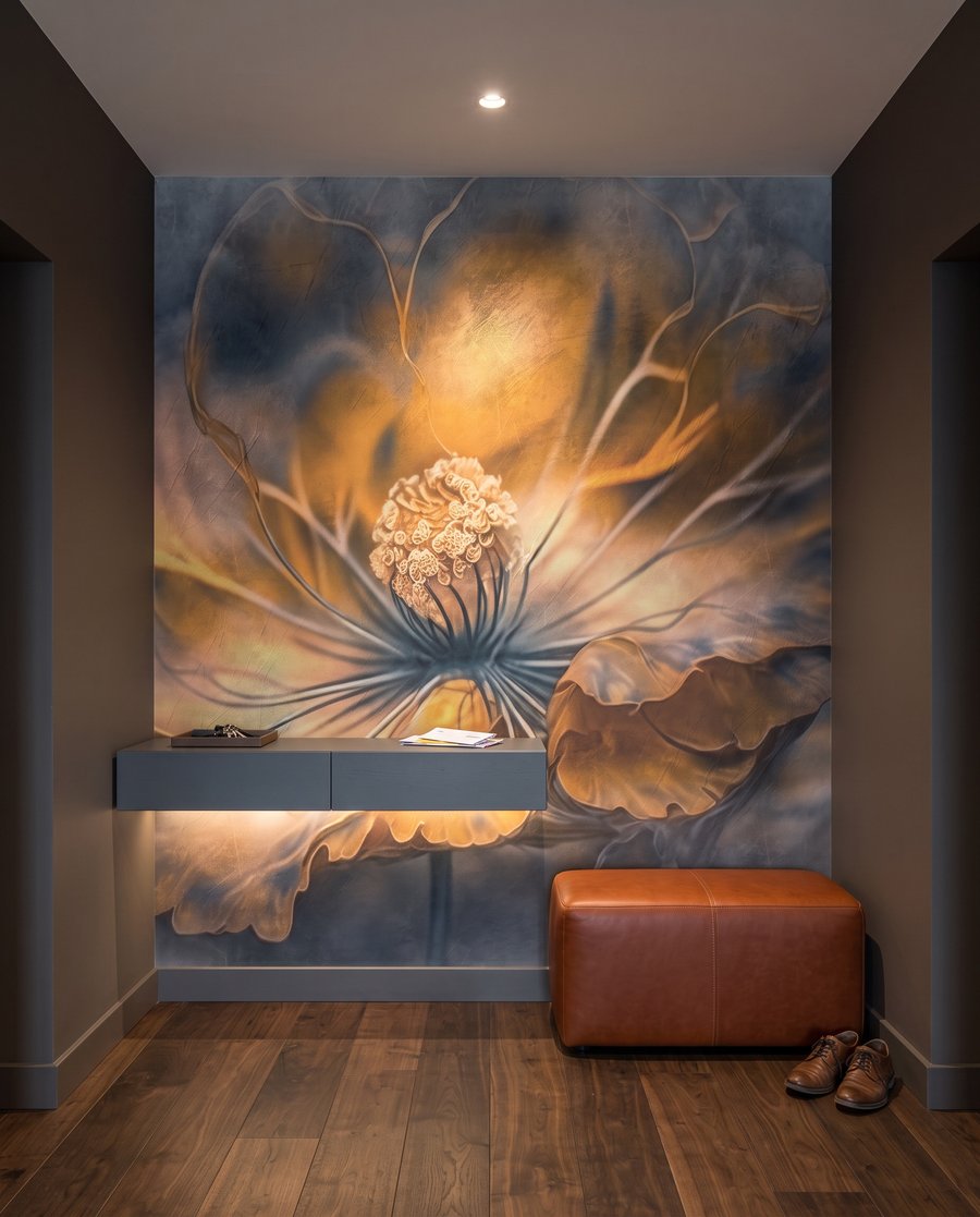 Petal Embrace in an interior