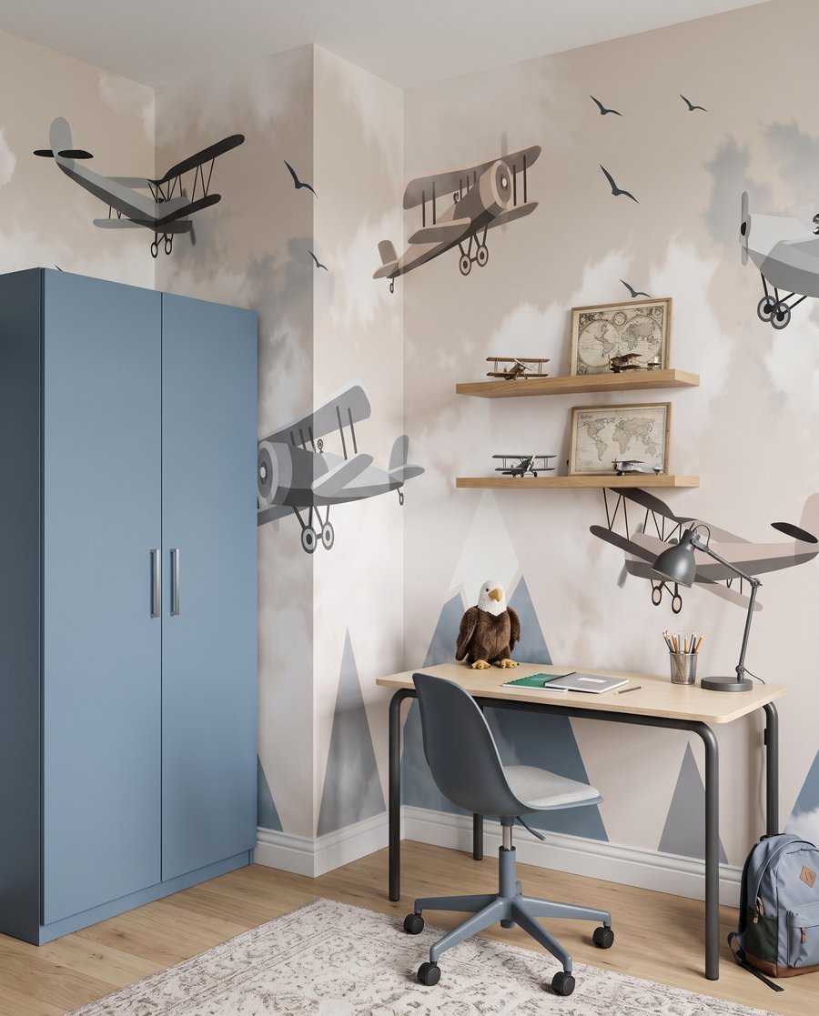 Little Aviators in an interior