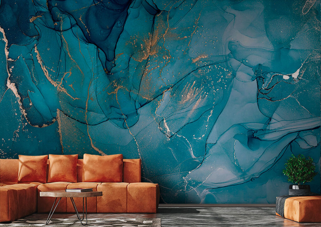 Blue Mineral Flow — interior 2
