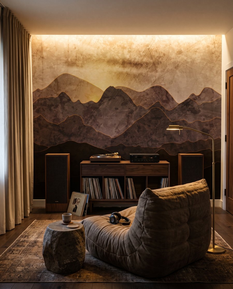 Sun Between Mountains — interior 4