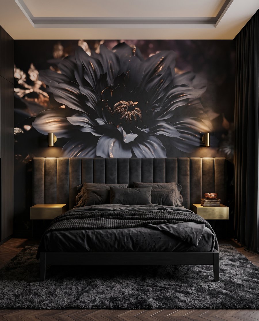 Midnight Petal in an interior