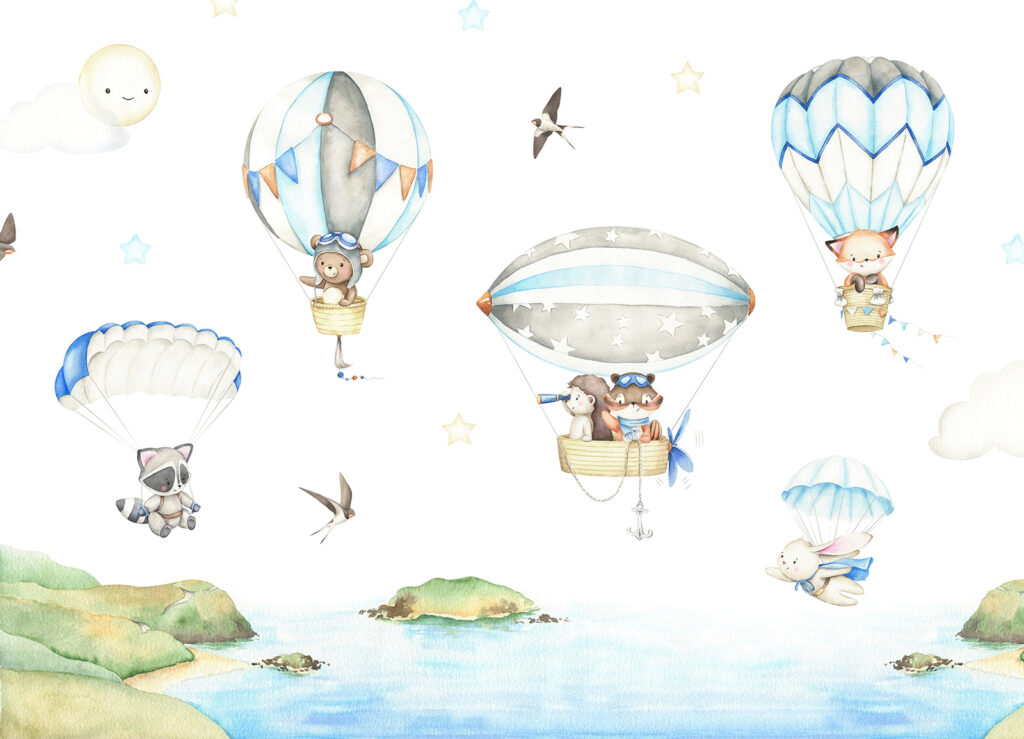 Balloon Island Journey — full design