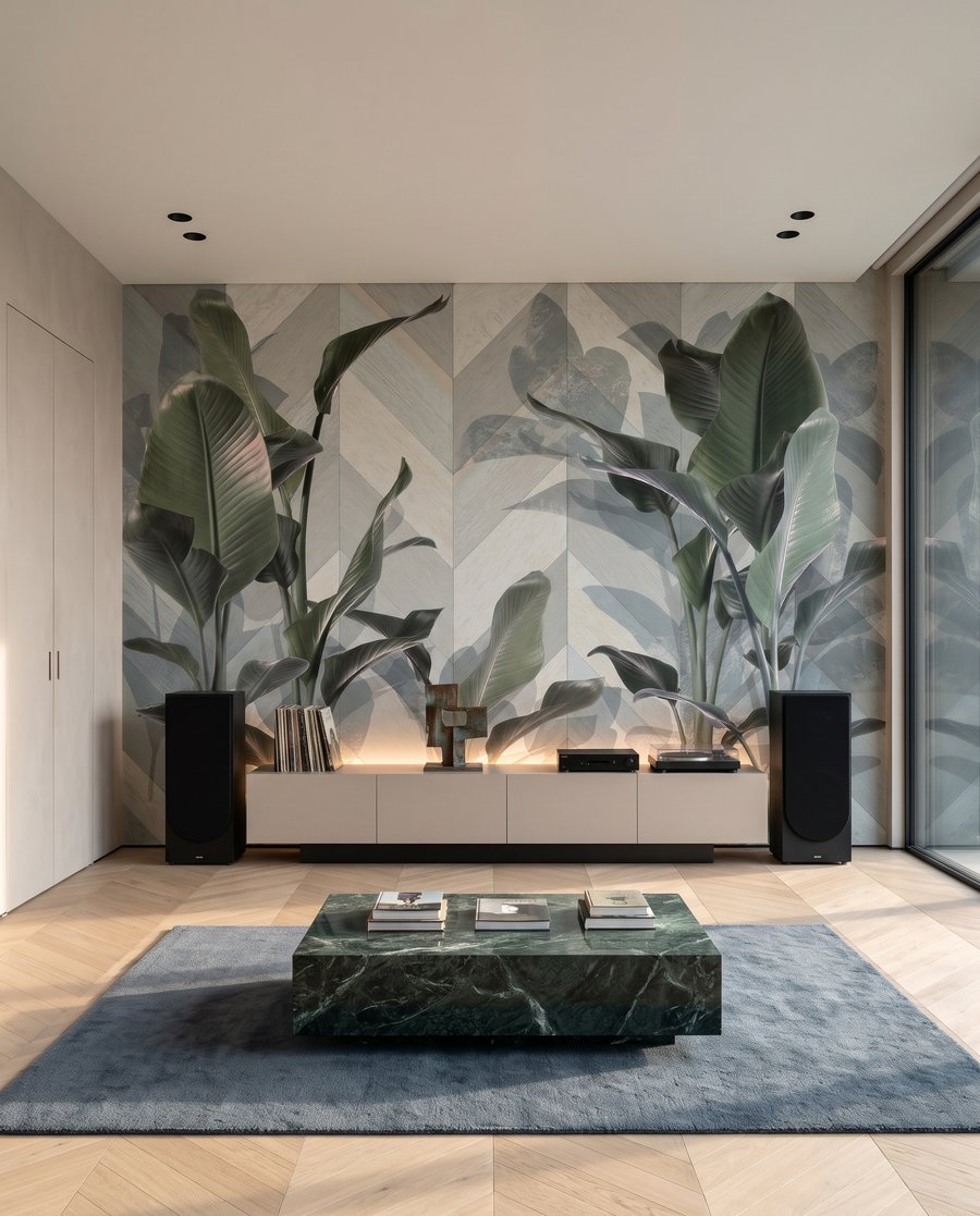 Tropical Garden Geometry in an interior