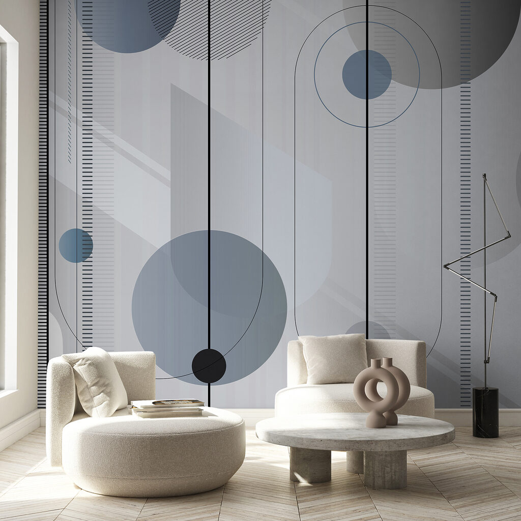 Circles Along Lines in an interior