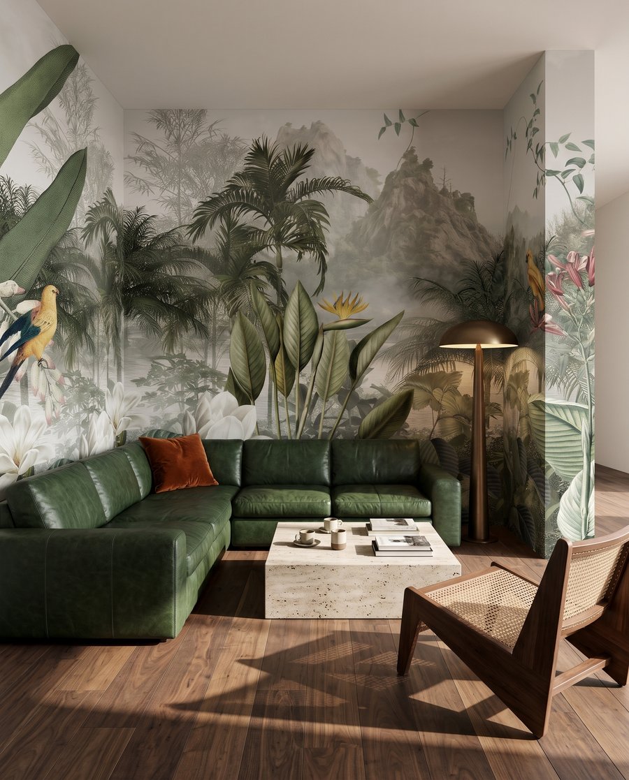 Birds in the Canopy in an interior