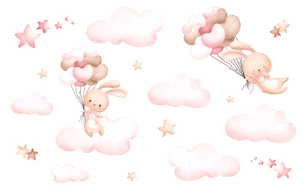 Bunny Balloons — full design