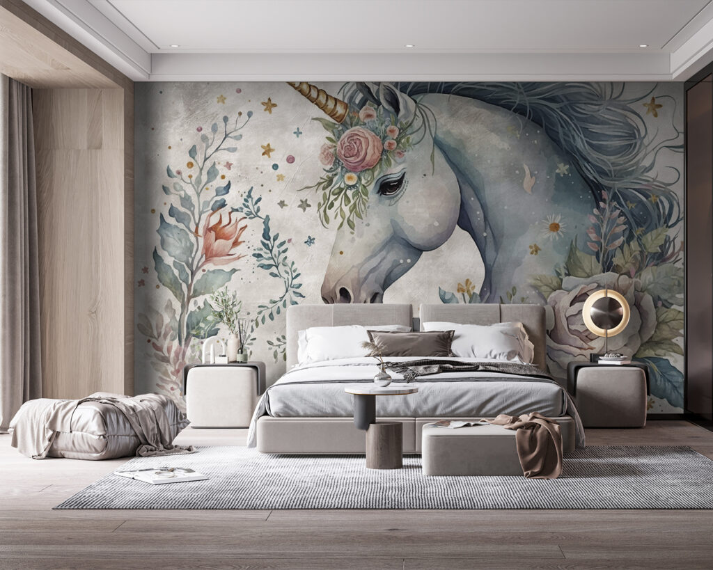 Unicorn Garden Portrait — interior 2