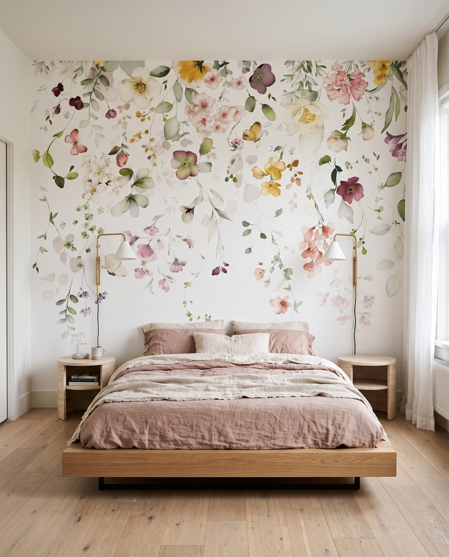 Flower Garland in an interior