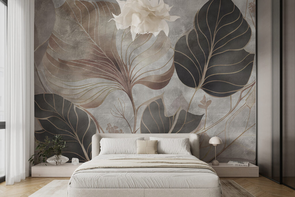 Broad leaves, fine stems — interior 4
