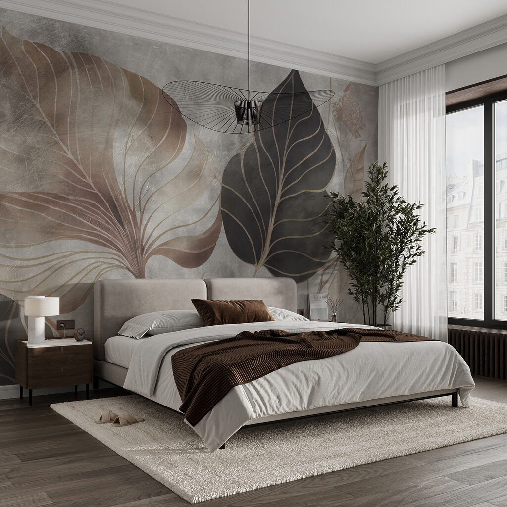 Broad leaves, fine stems — interior 5