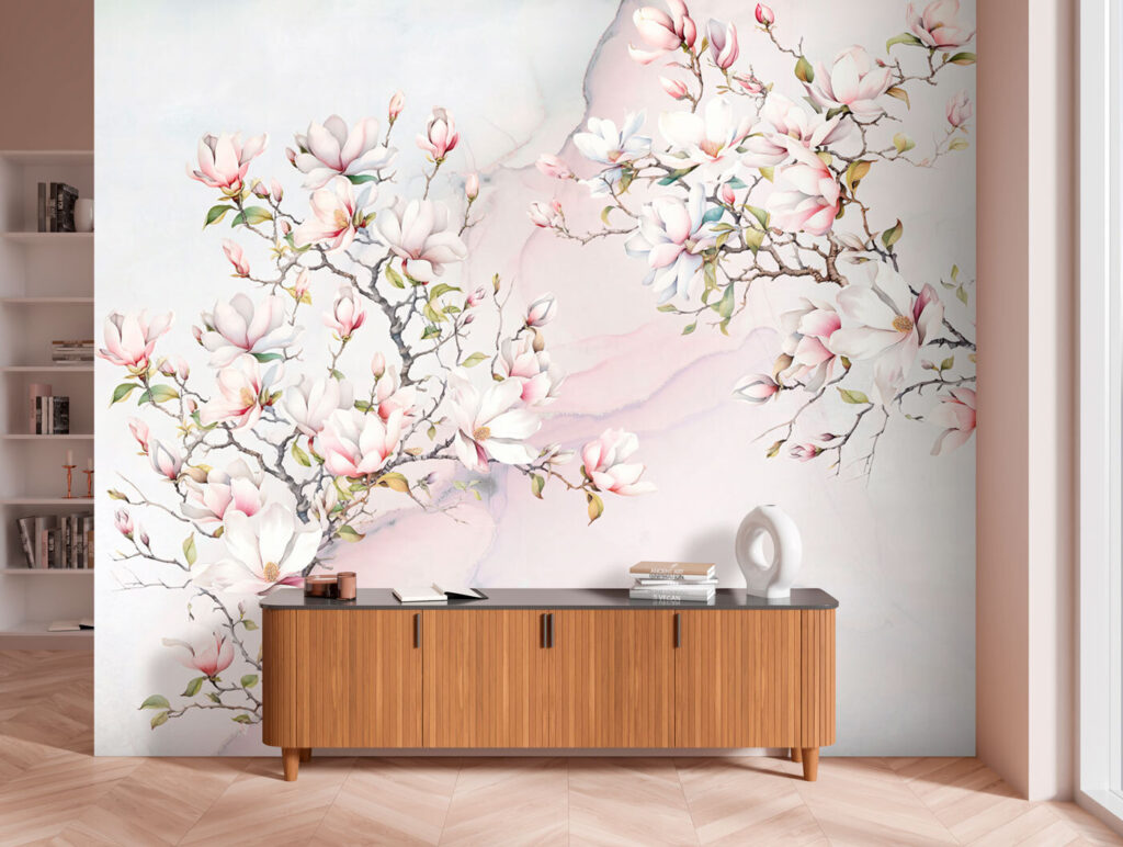 Magnolia Watercolour Branch — interior 3