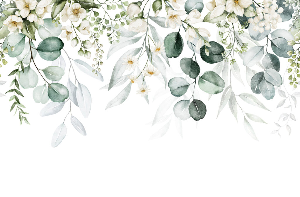 Botanical Garland — full design